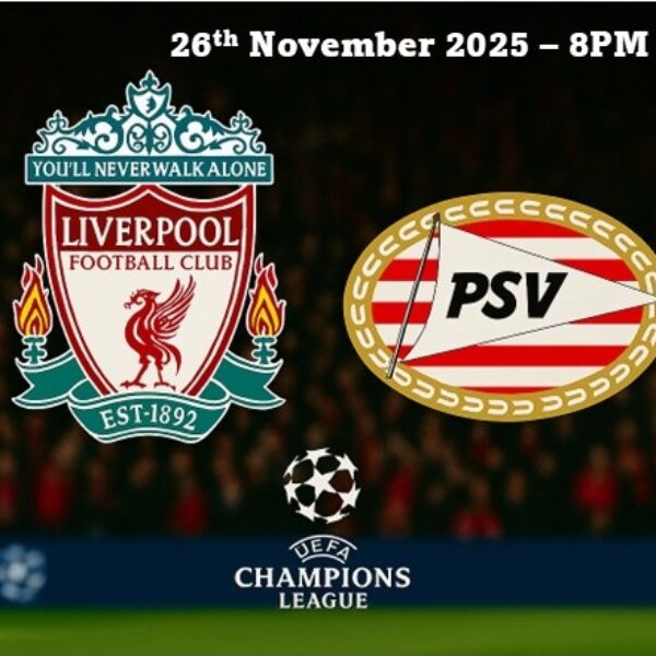 Return Coach tickets - Champions League: PSV (26/11)