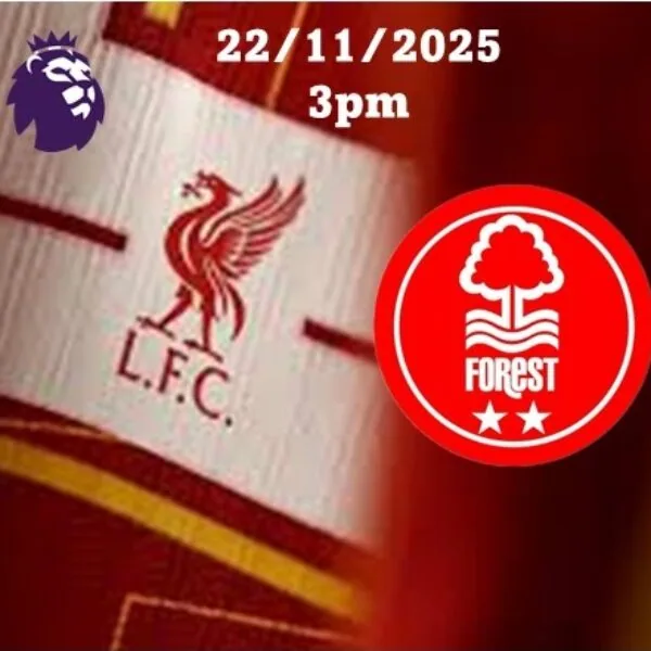 Return Coach tickets - Premier League: Nottingham Forest (22/11)