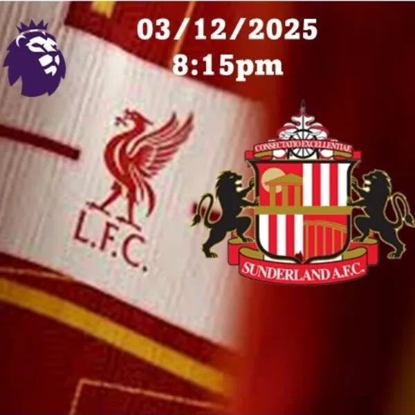 Return Coach tickets - Premier League: Sunderland AFC (03/12)