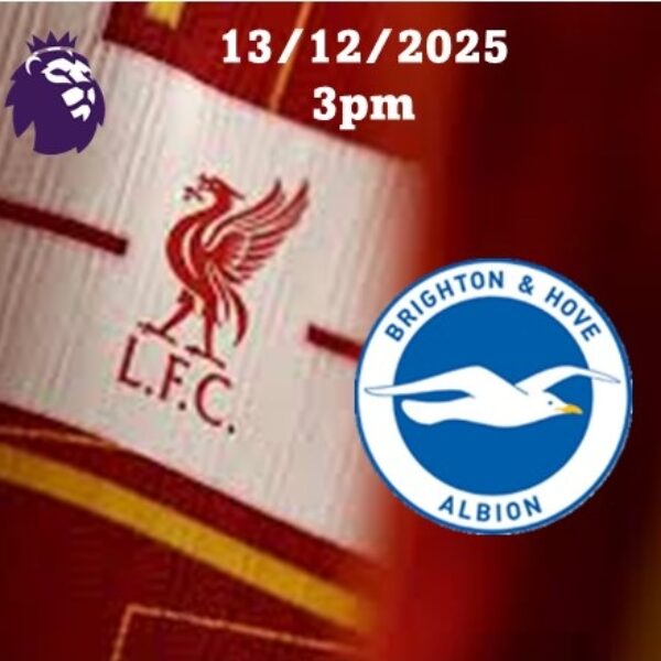 Return Coach tickets - Premier League: Brighton (13/12)