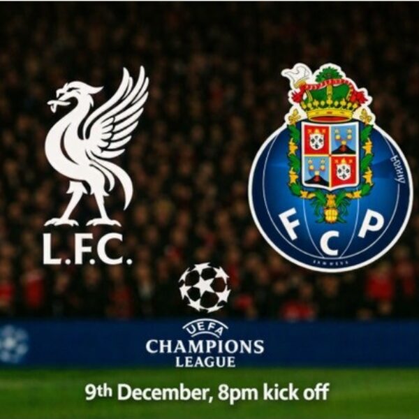 Return Coach tickets - Champions League: Porto (09/12)