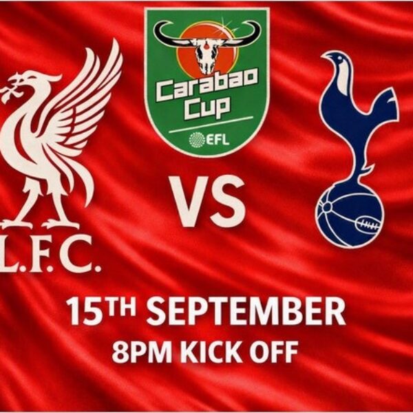 Return Coach tickets - Carabao Cup: Tottenham (15/09)